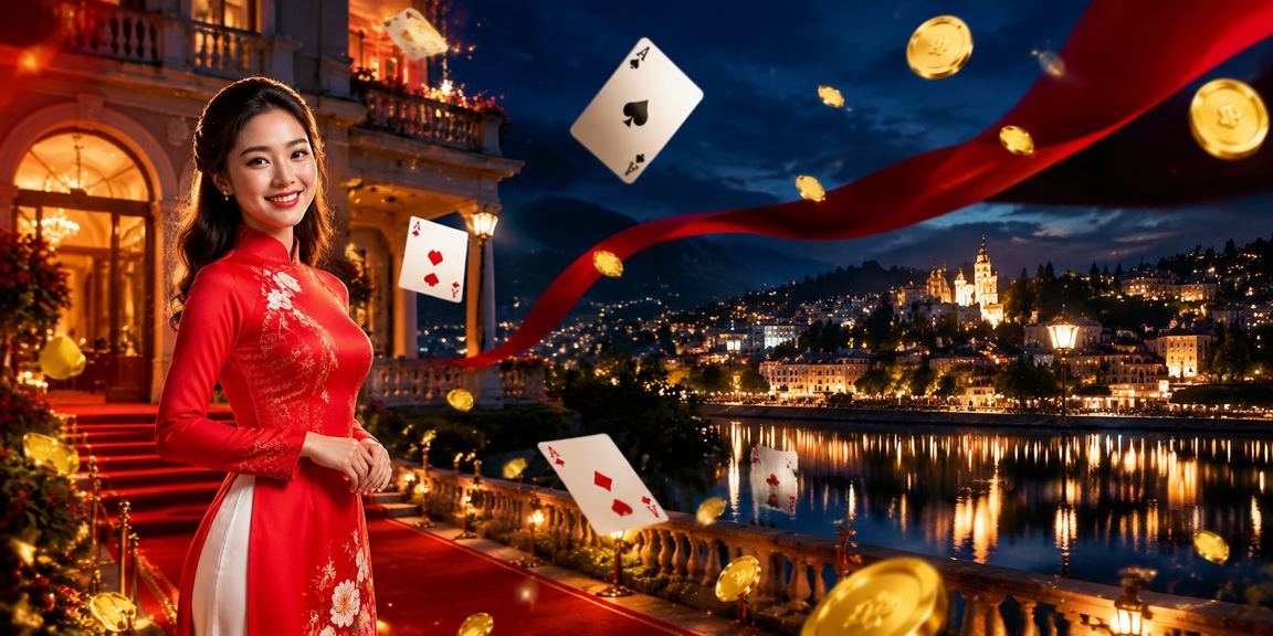 Cô gái áo dài Đà Lạt chơi bài card game trong không gian đẹp lãng mạn